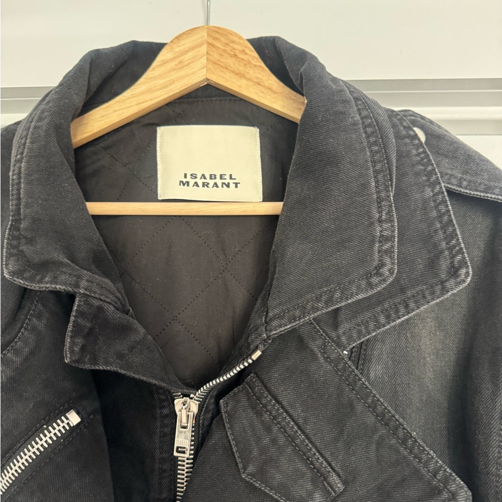 Isabel Marant Black Denim Jacket - Picture 12 of 16